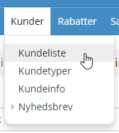 Kunder kundeliste