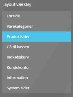 Skærmbillede: Ekstra felter på varer