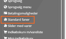 Skærmbillede: Ekstra felter på varer