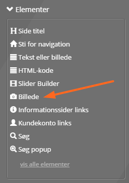Layout billede element