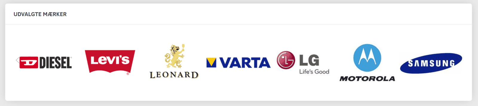 Skærmbillede: Slider med mærker