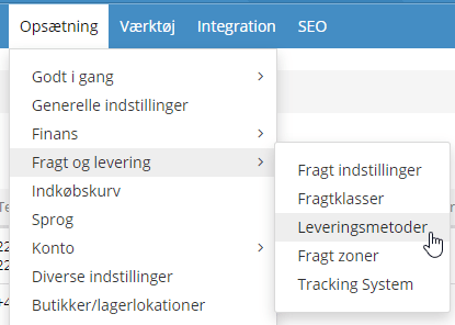 Skærmbillede: Postnord kan have både e-mail og SMS som obligatorisk