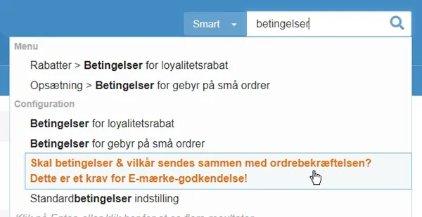 Skærmbillede: Vedhæft pdf til e-mails som fx ordrebekræftelse