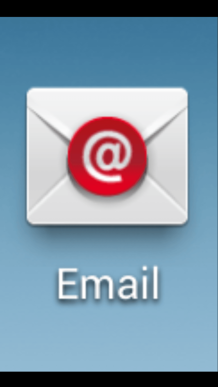 Skærmbillede: Android mail opsætning