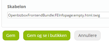 Skærmbillede: Oprettelse af skabelon/template