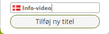 Skærmbillede: Opret felter