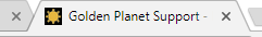 Skærmbillede: Favicon