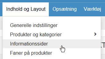 Skærmbillede: Aktivere siden med formular