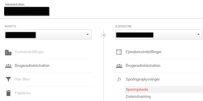 Skærmbillede: 3. Integrer webshop med Google Analytics