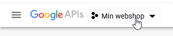 Skærmbillede: Find din Service Account private key
