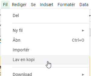 Skærmbillede: Opret alle kombinationer af varianter med import