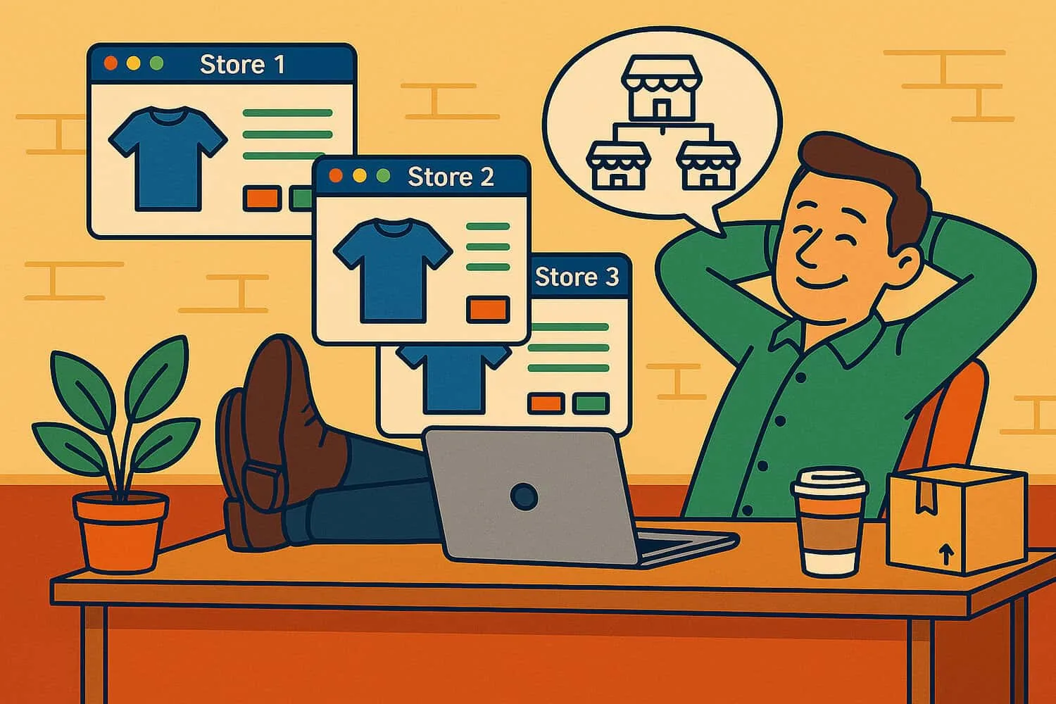 Skærmbillede: Multishop